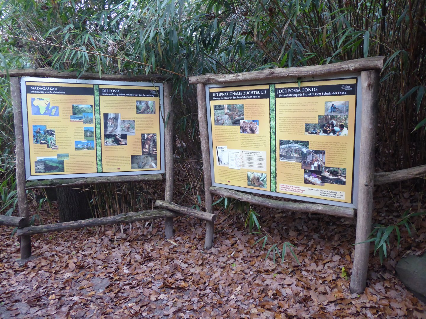 Fossa information signs 011219