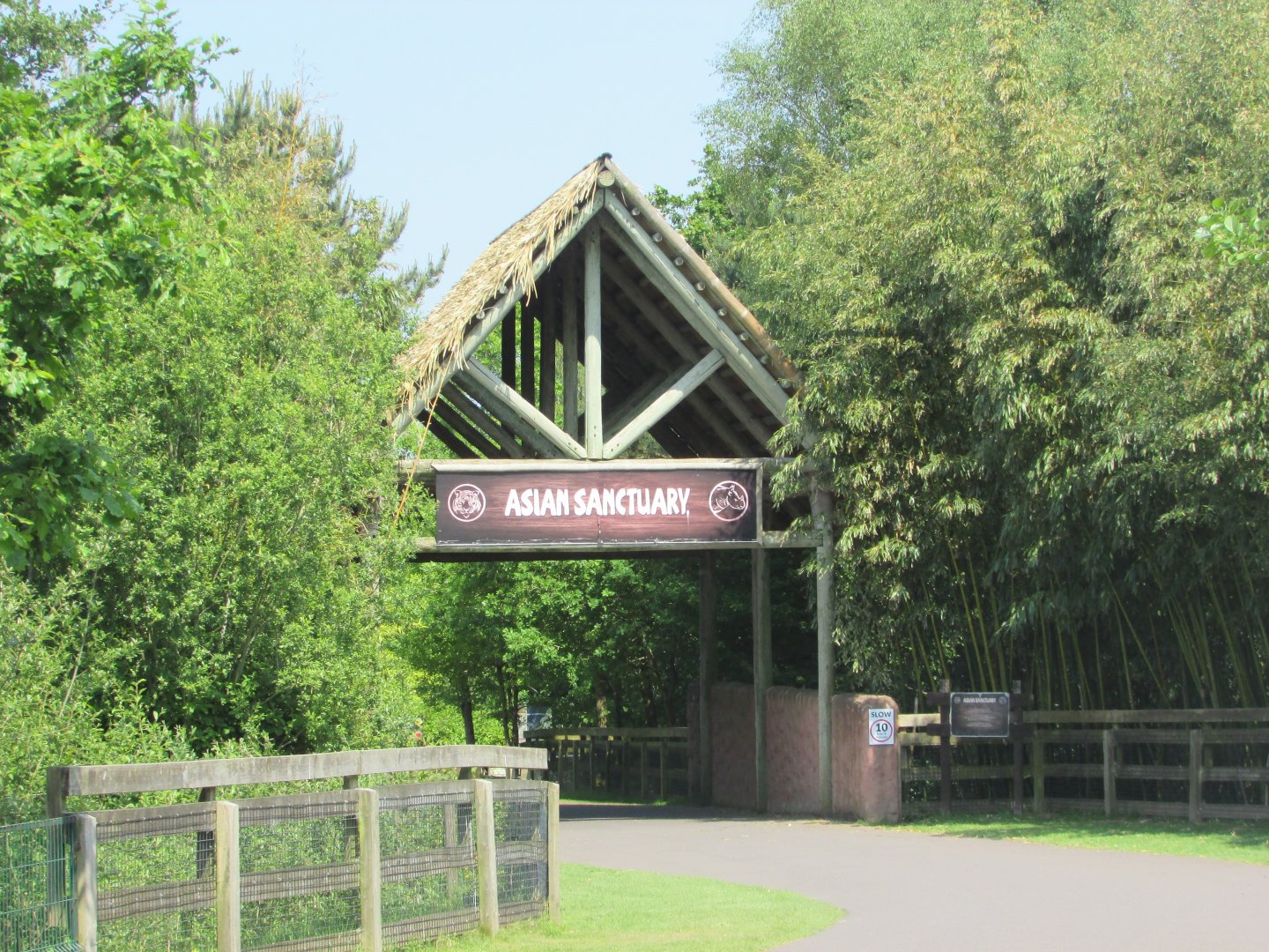 Fota Wildlife Park - Asian Sanctuary entrance