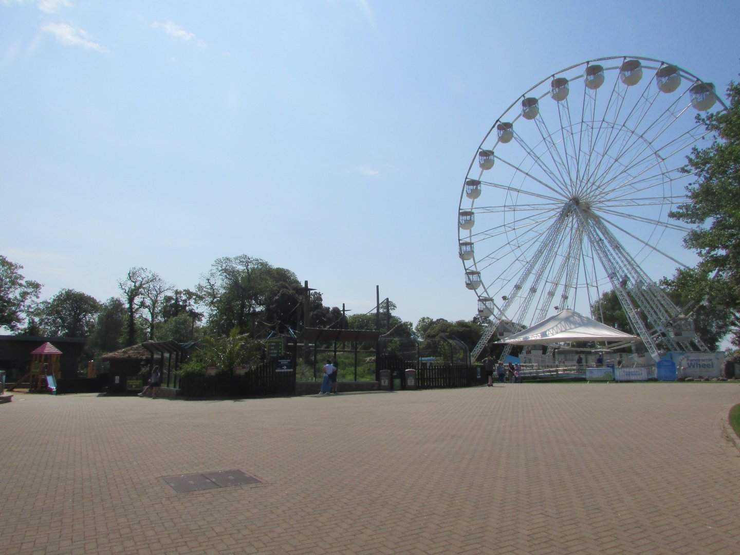 Fota Wildlife Park - Colobus & meerkat exhibit and Ferris wheel
