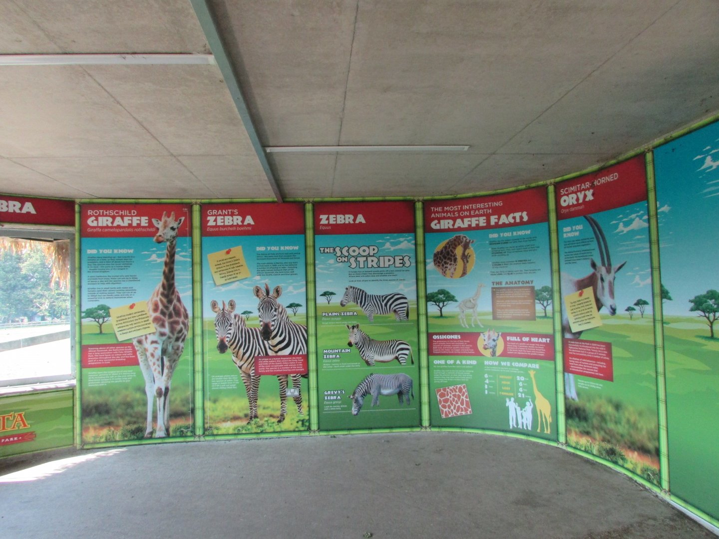 Fota Wildlife Park - Informative signage