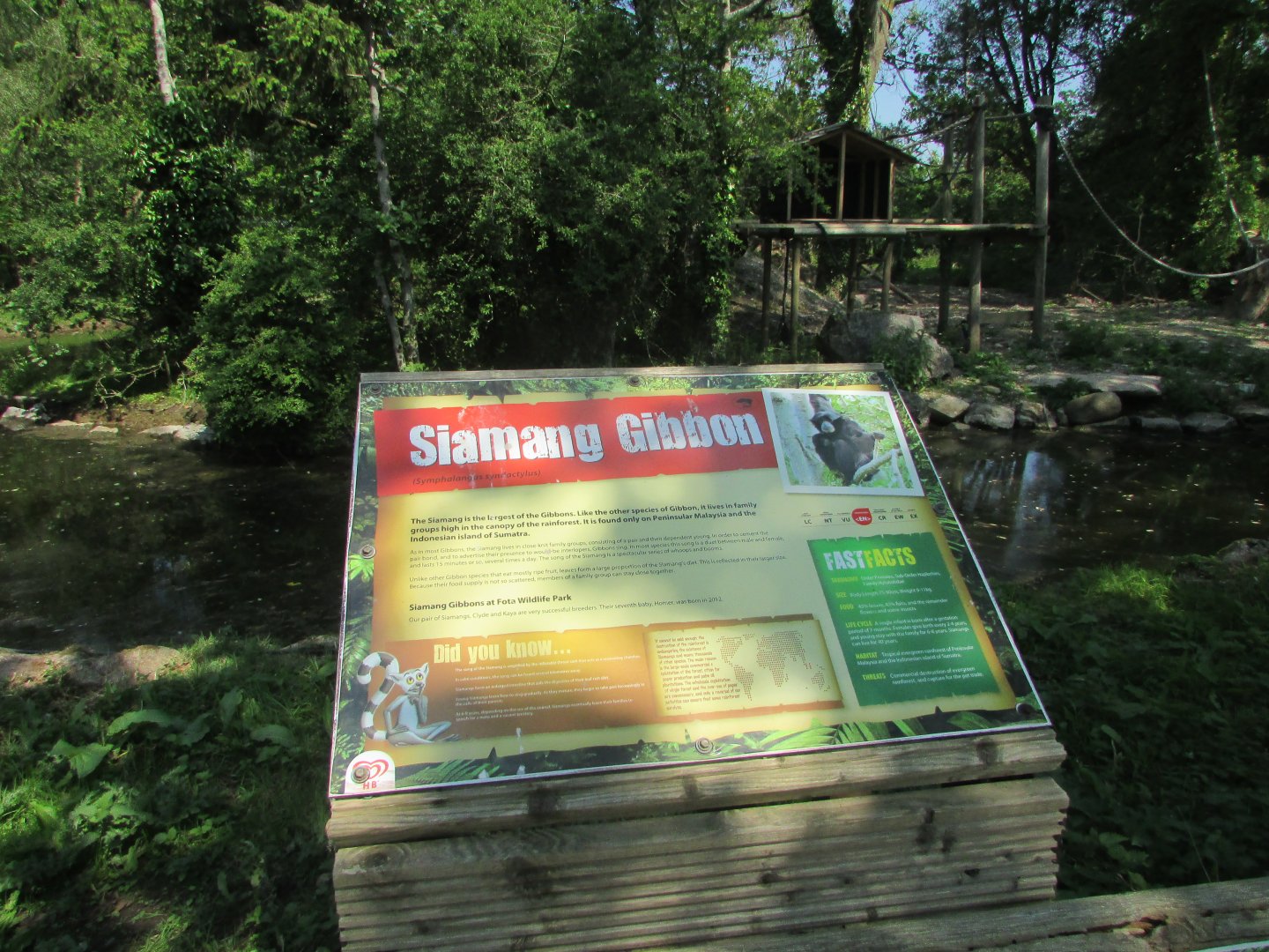 Fota Wildlife Park - Informative signage