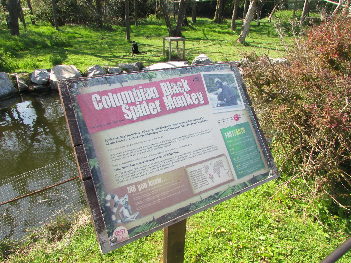 Fota Wildlife Park - Informative signage