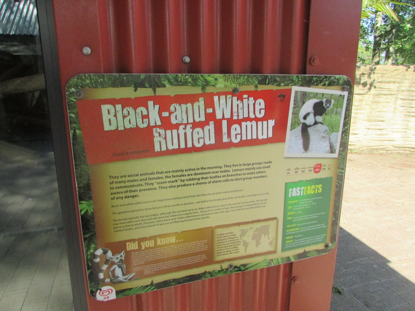 Fota Wildlife Park - Informative signage