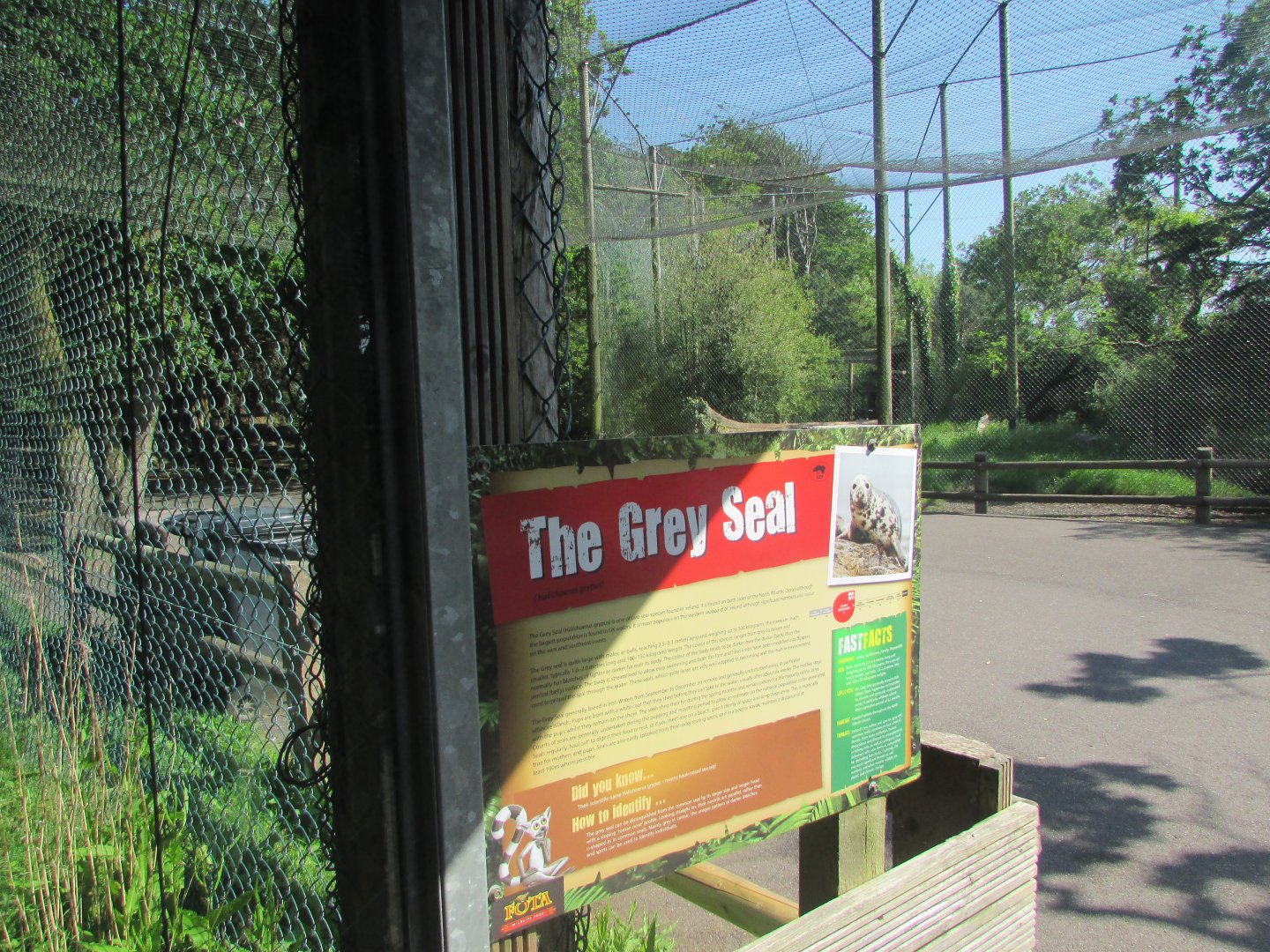 Fota Wildlife Park - Informative signage