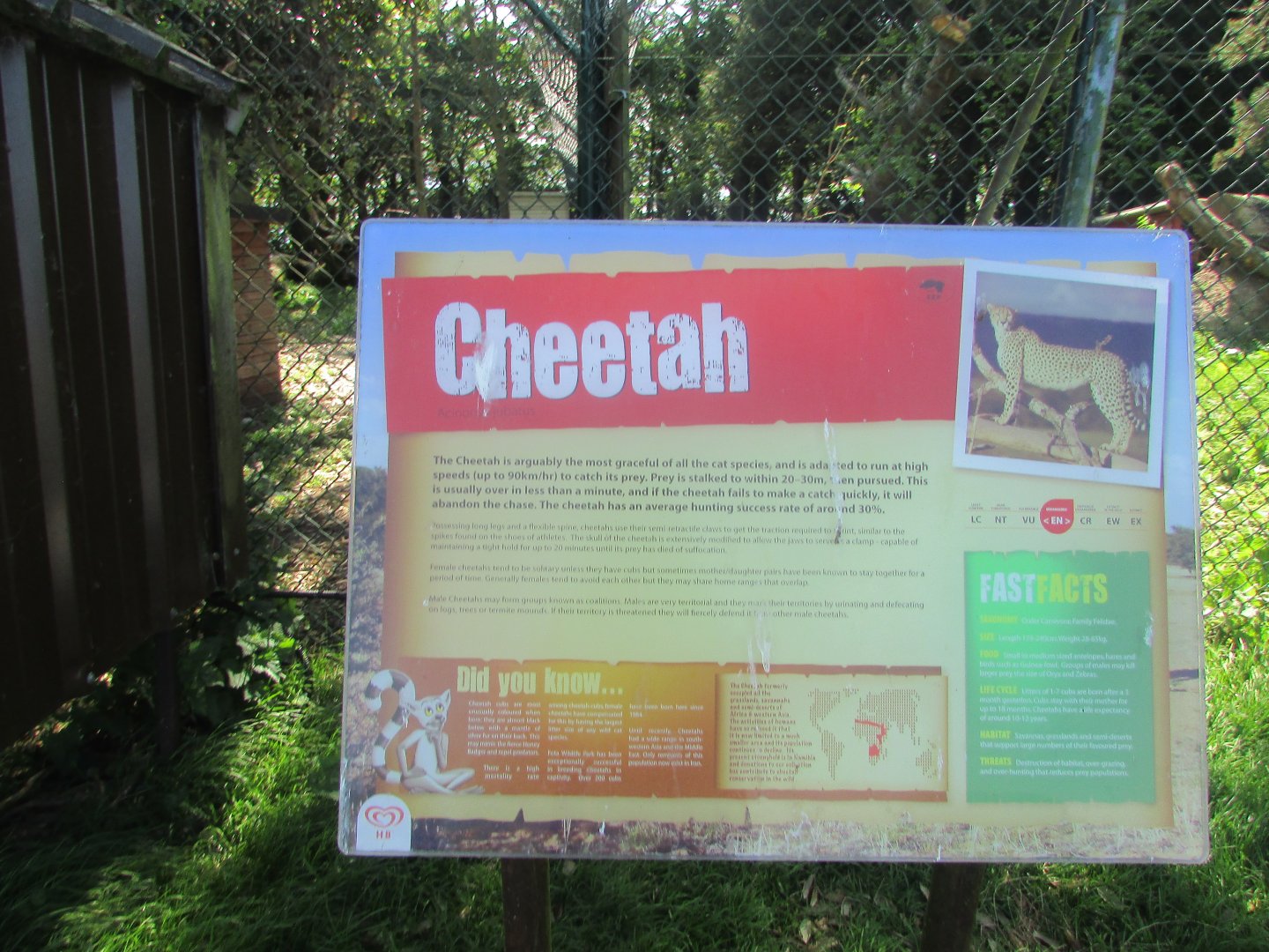 Fota Wildlife Park - Informative signage