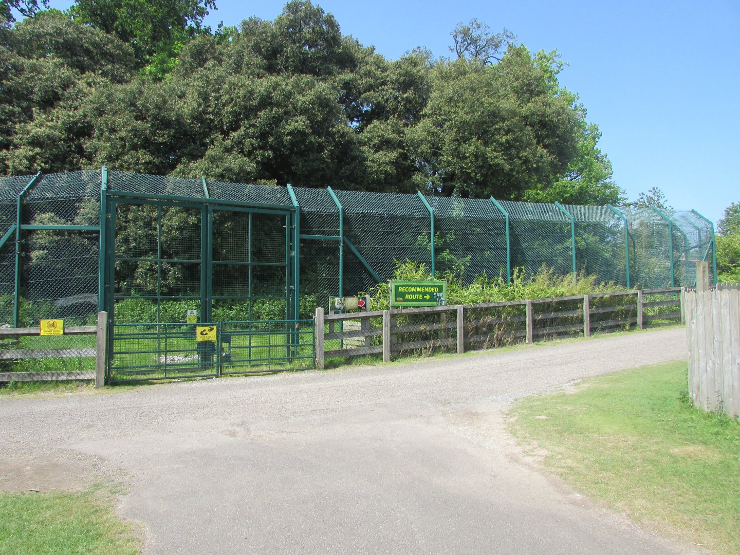 Fota Wildlife Park - Part of the Sumatran tiger exhibit