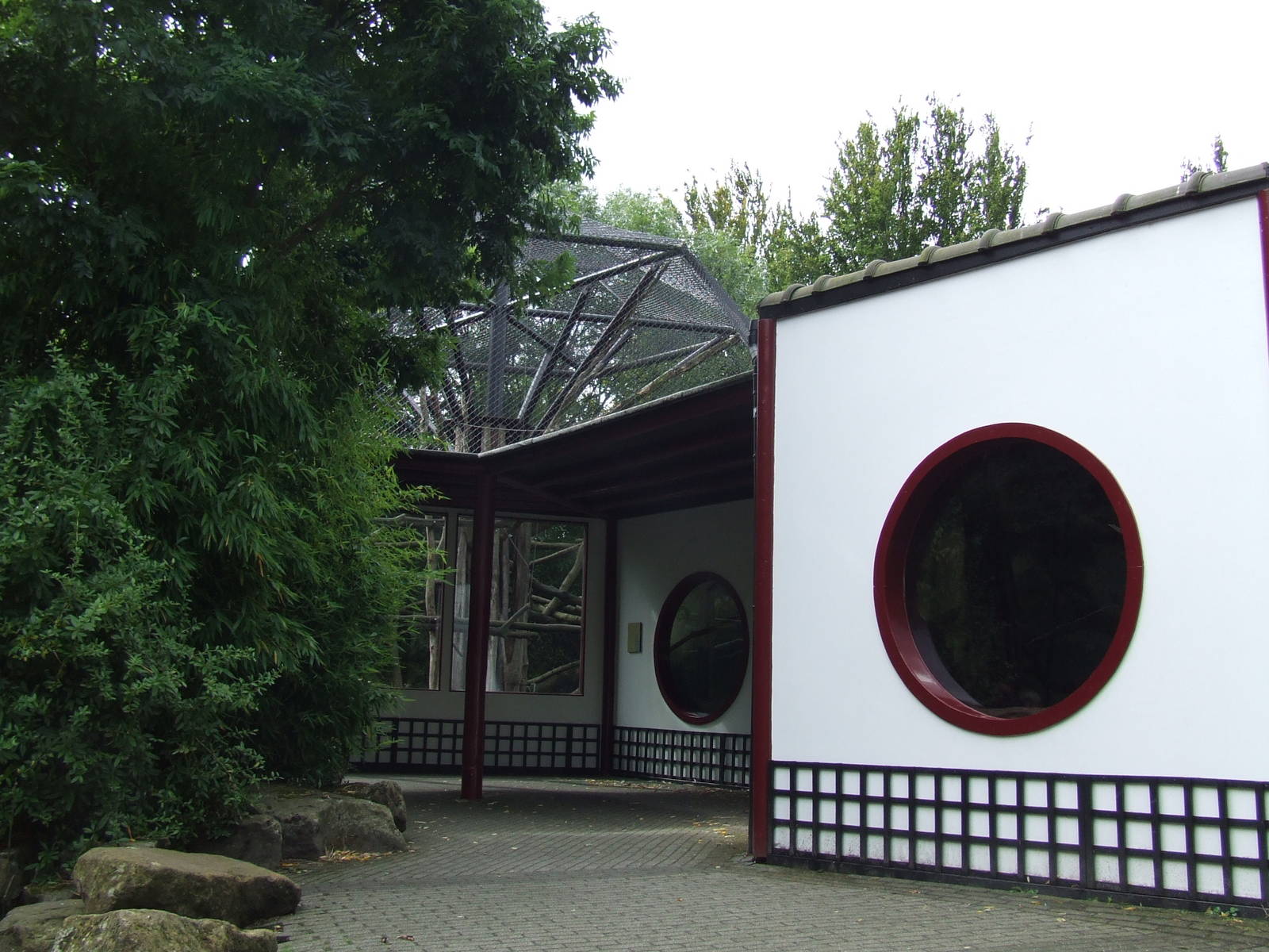 Francois Langur enclosure and house