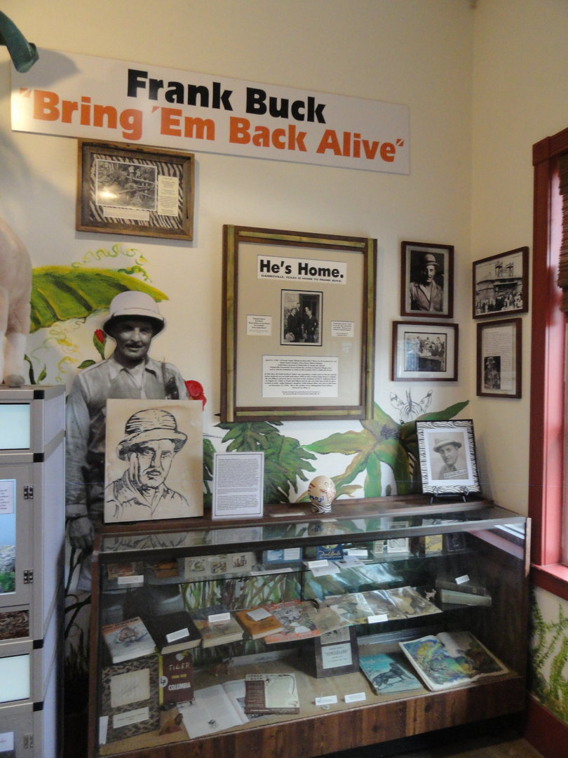 Frank Buck Exhibit Inside Gift Shop