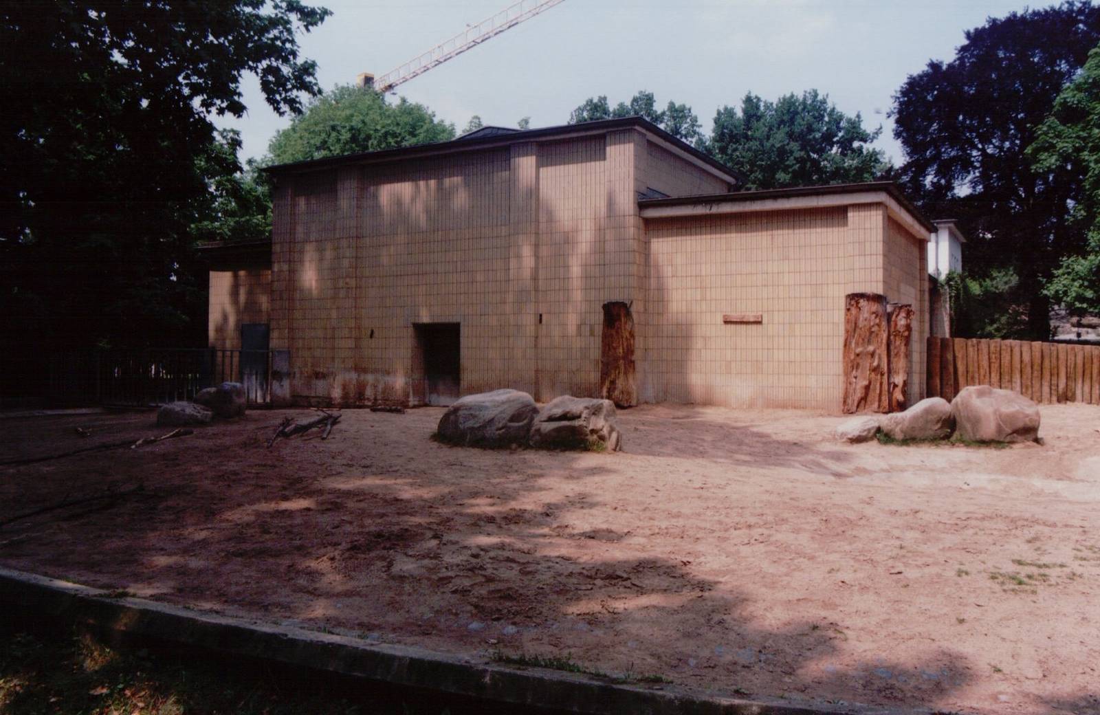 Frankfurt Zoo 1999 - Southern Black Rhinoceros exhibit
