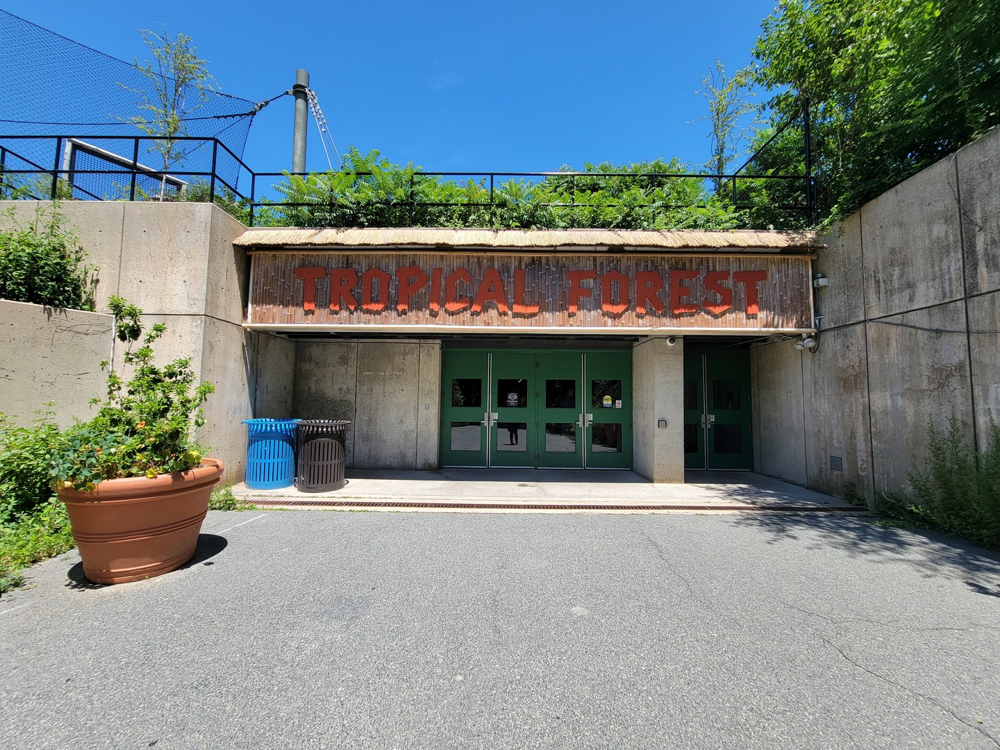 Franklin Park 7/22 - Entrance to Tropical Forest