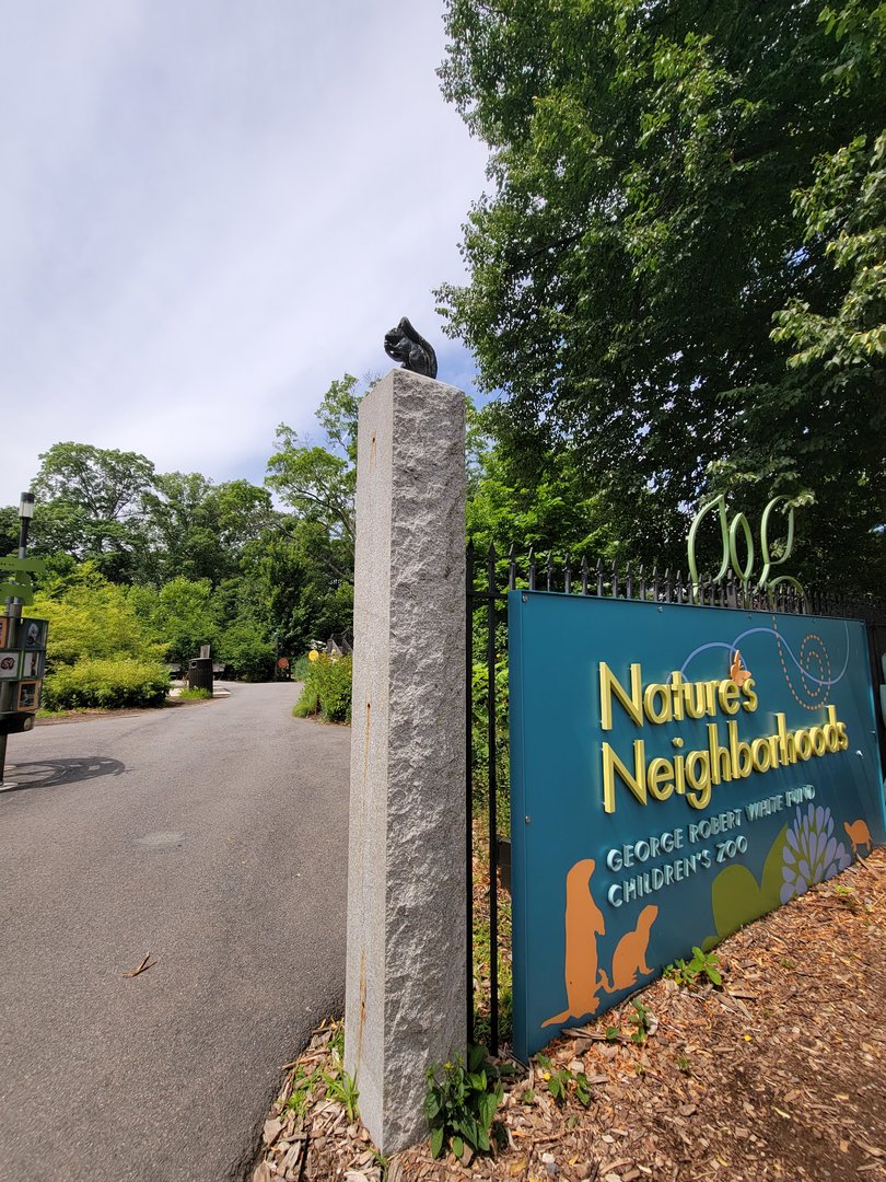 Franklin Park 7/22 - Little sculptures on posts