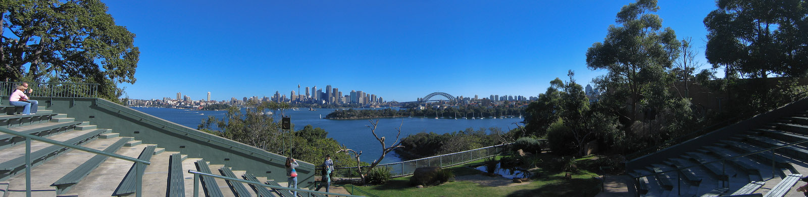 Free Flight Bird Show Panorama - May 2004