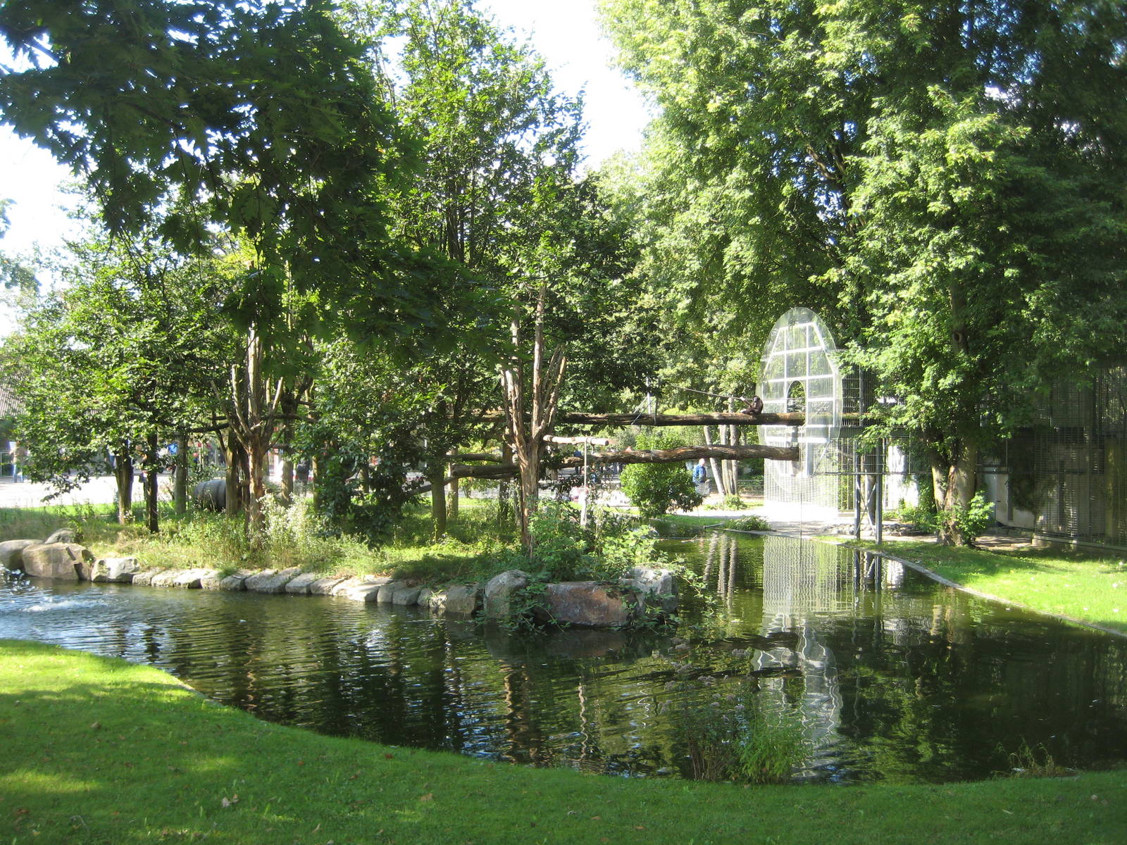 Freiburg Mundenhof Gibbon Island