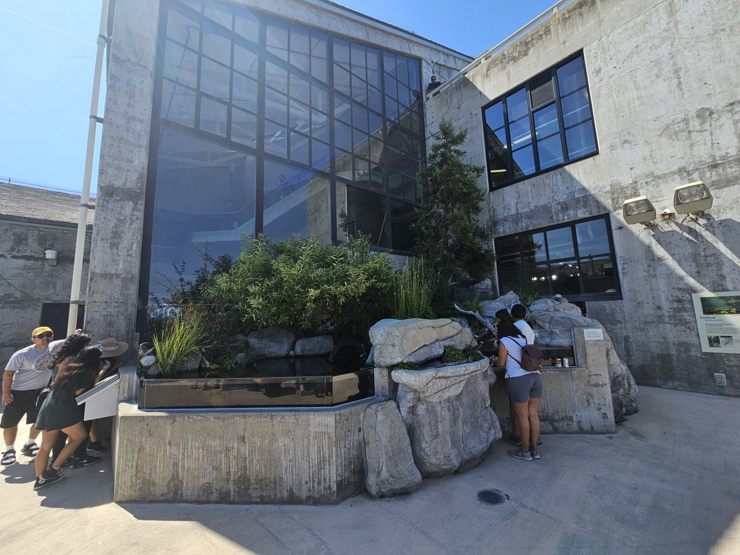 'Freshwater Stream' exhibit (outdoor side)