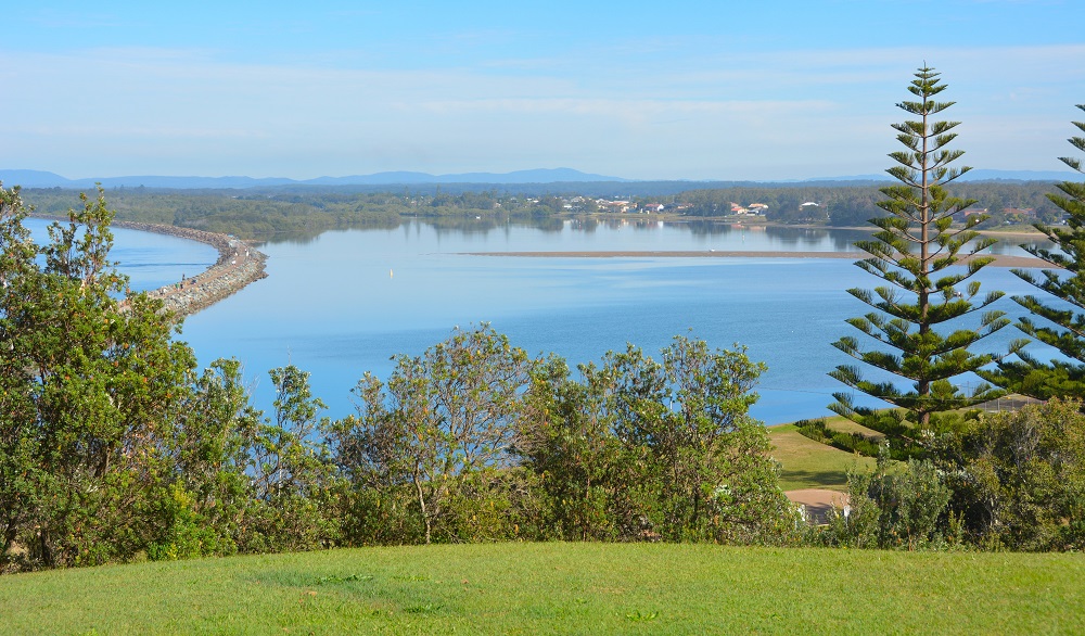 From lookout at Harrington, NSW