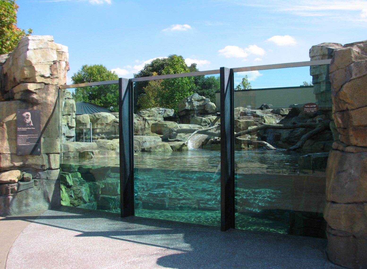 Front Entry Plaza - River Otter Exhibit