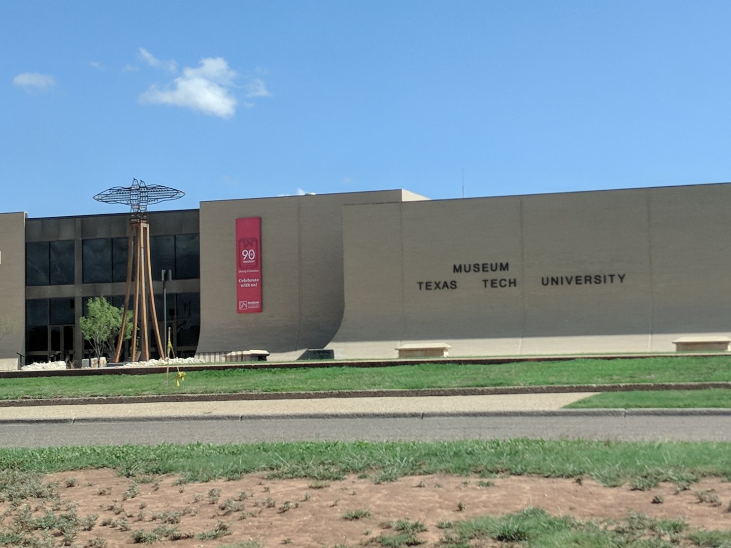 Front of museum building
