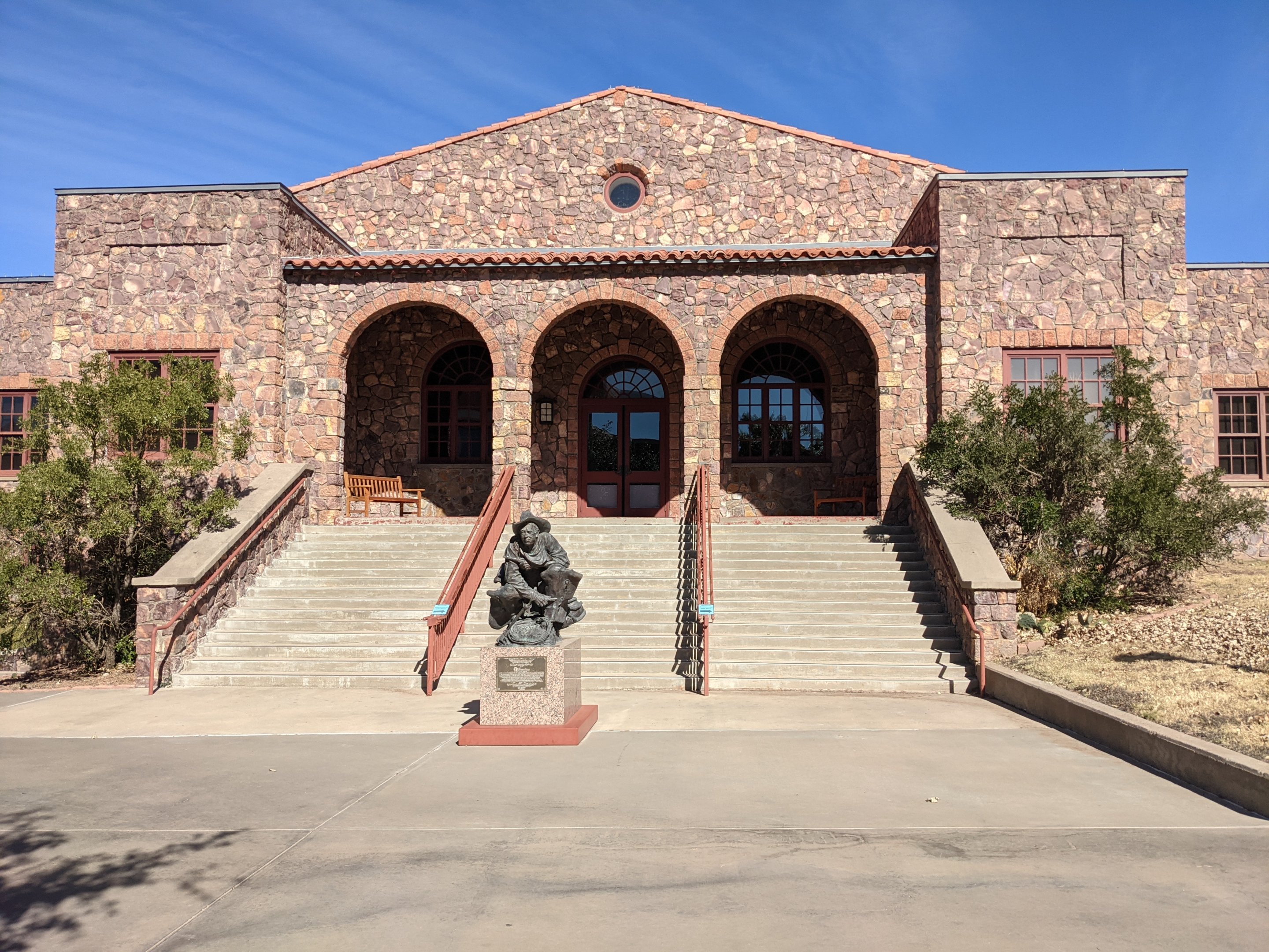 Front of the museum building