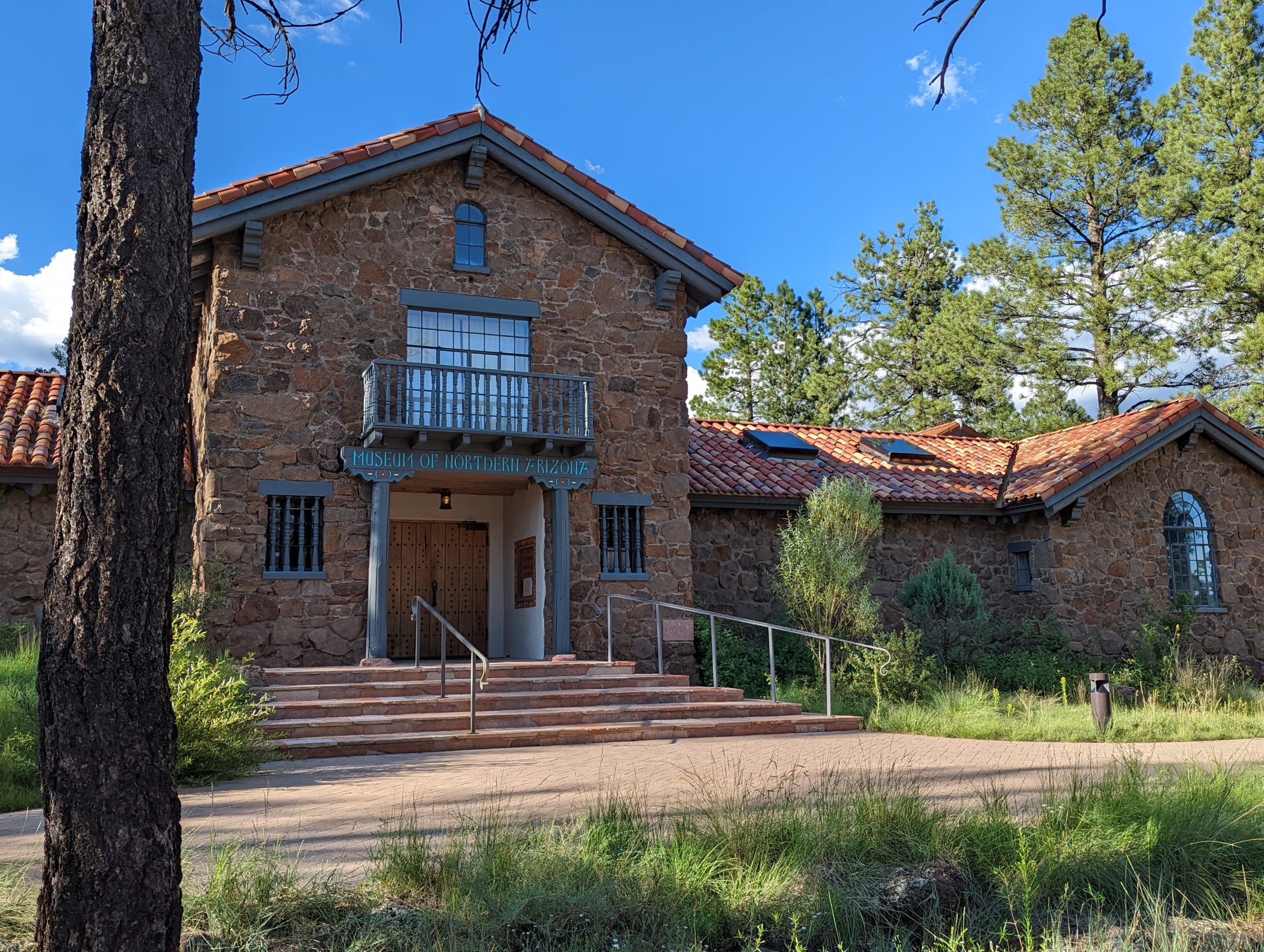 Front of the museum building
