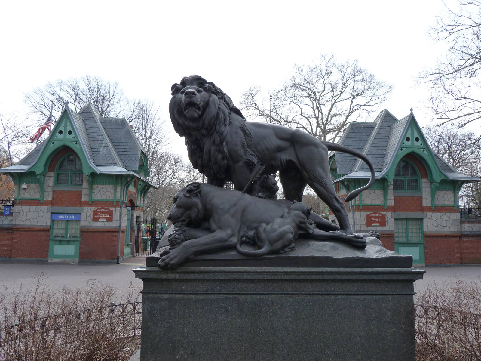 Front of the Philadelphia Zoo
