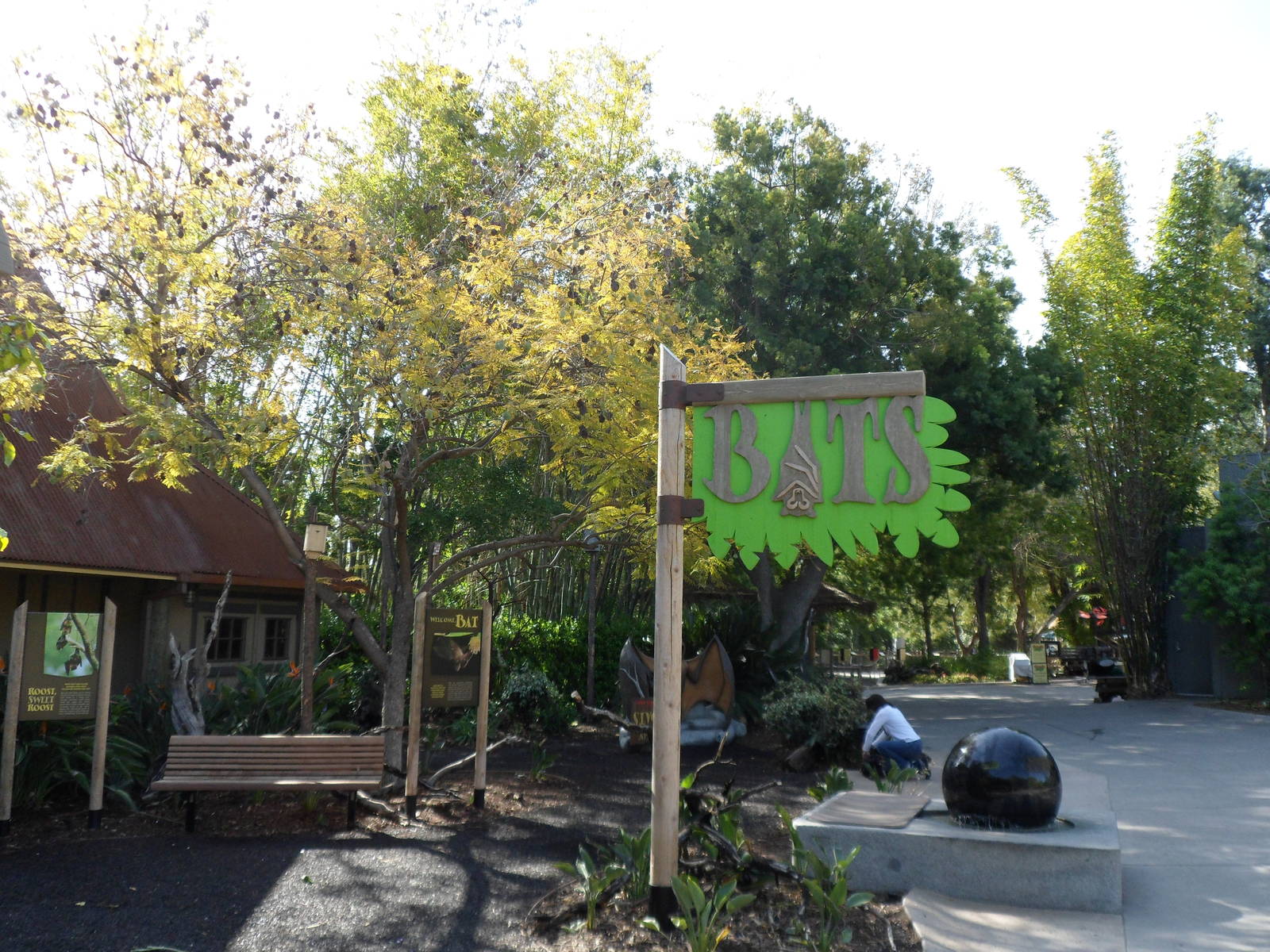 Fruit Bat Exhibit Entery