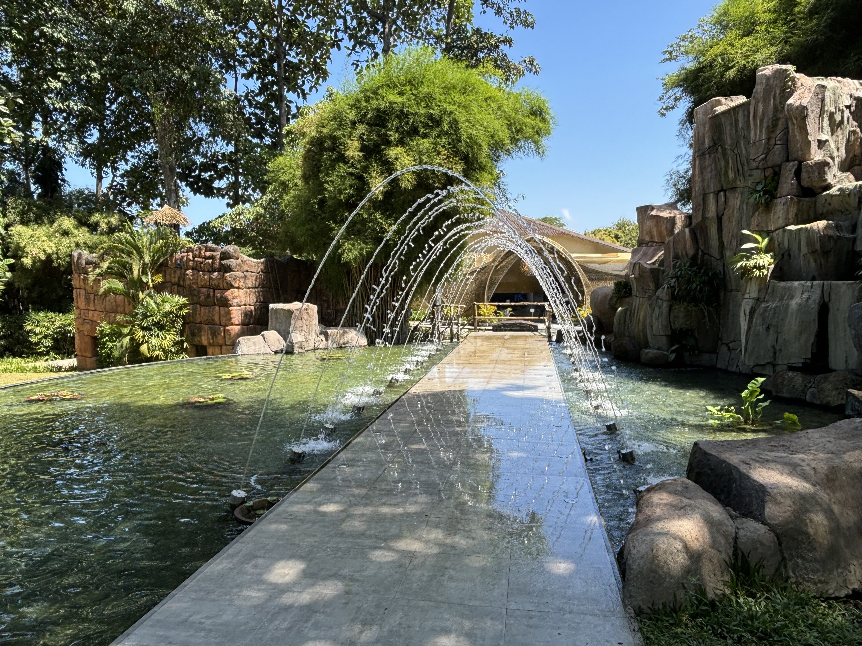 Fun Zone - wet pathway!