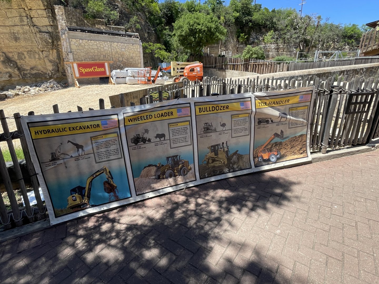 Funny construction signage