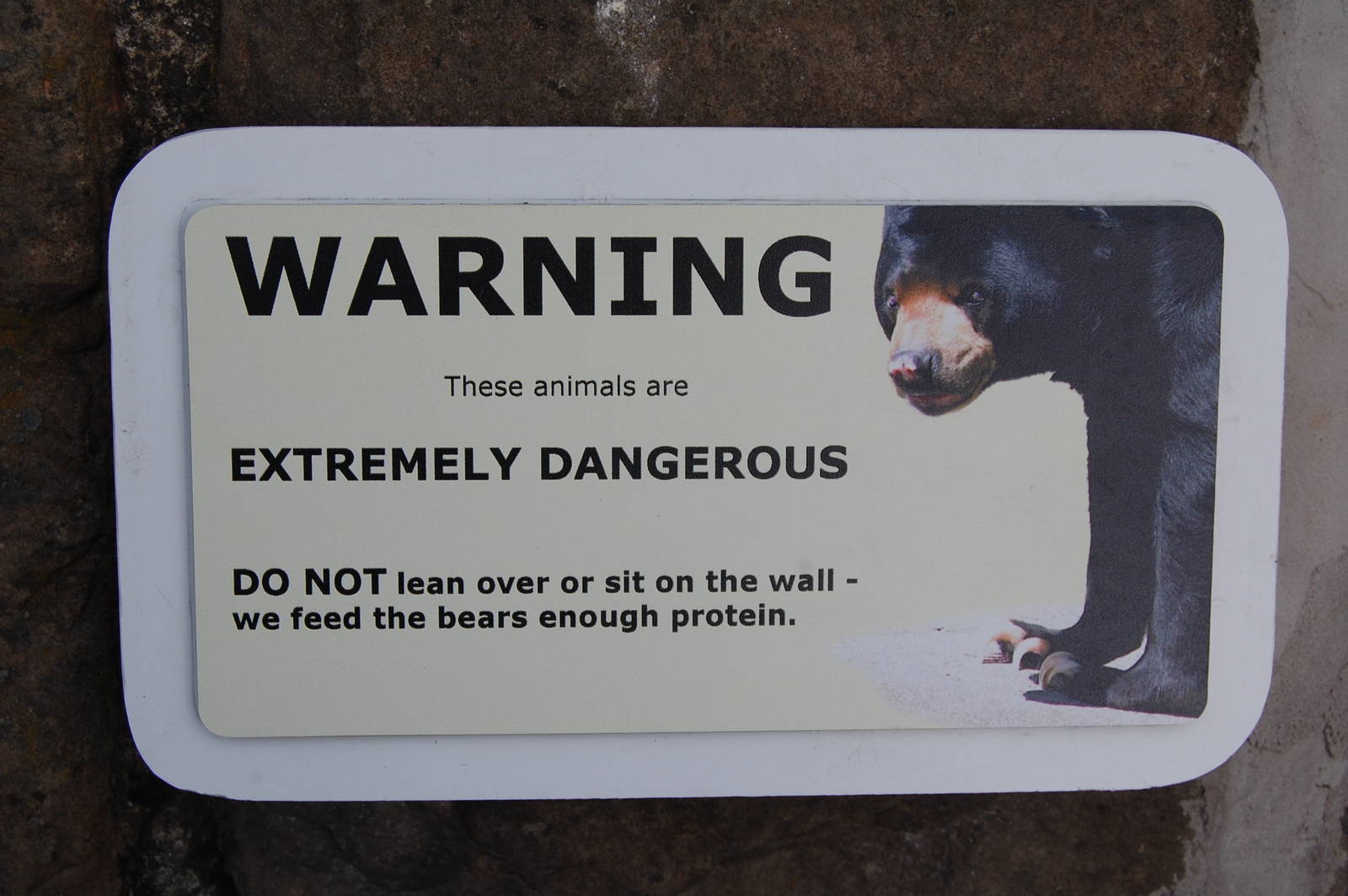 Funny Warning Sign