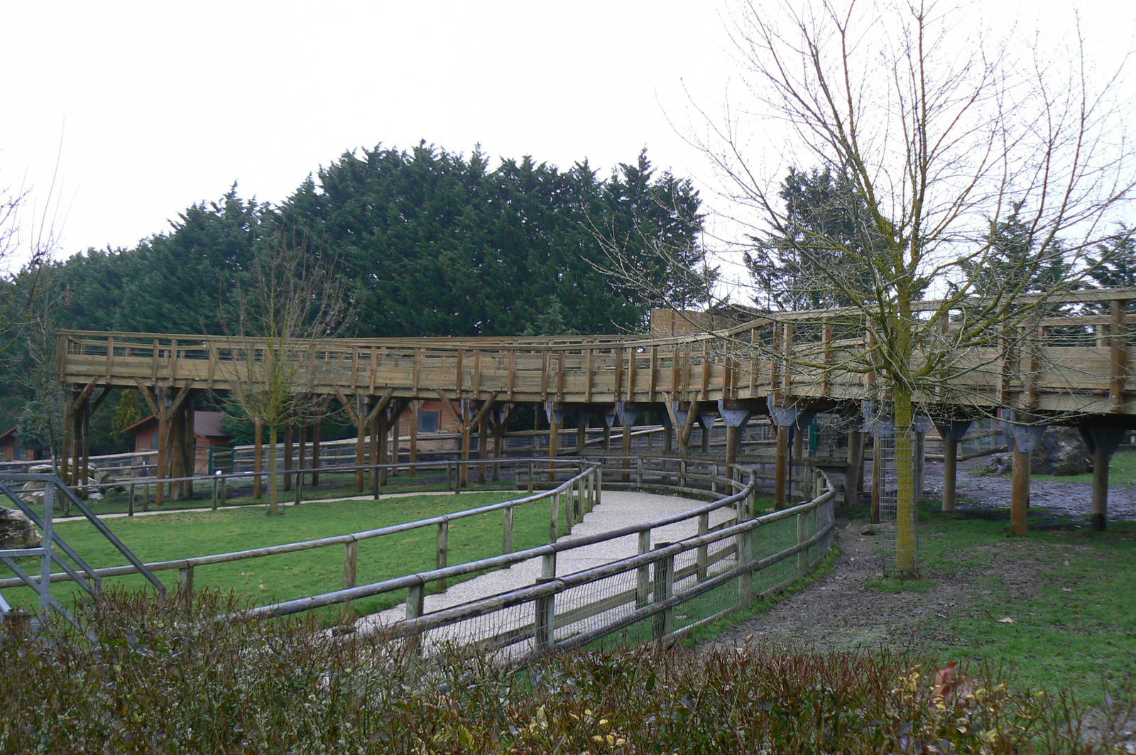 Future boardwalk to go to the Chinese mountains area (opening in April 2011