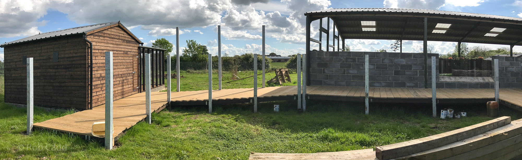 Future exhibit (construction progress) : Hamerton : 14 May 2017