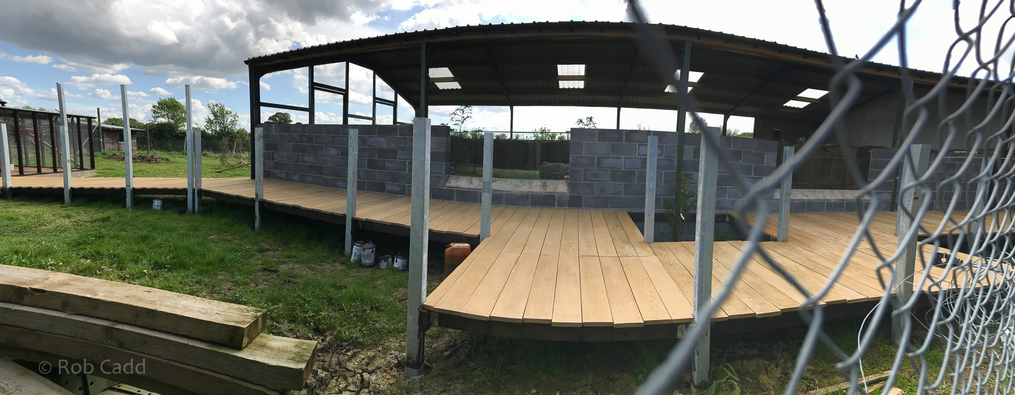 Future exhibit (construction progress) : Hamerton : 14 May 2017