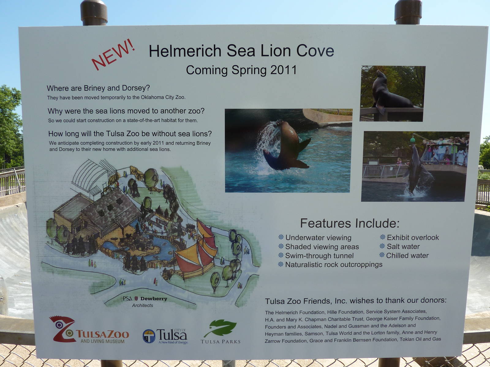 Future Exhibit - Sea Lion Cove