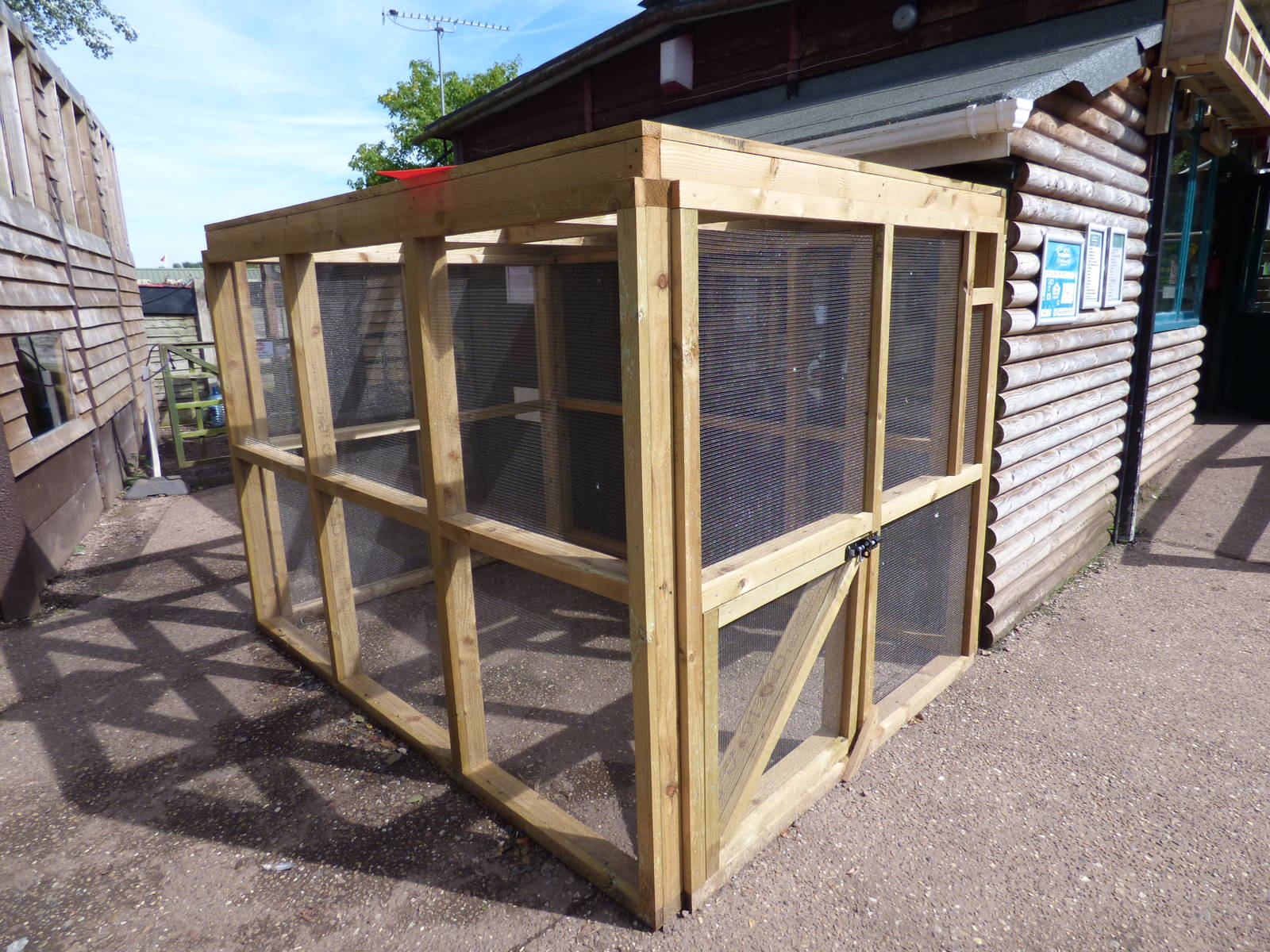 Future outdoor Marmoset Enclosure