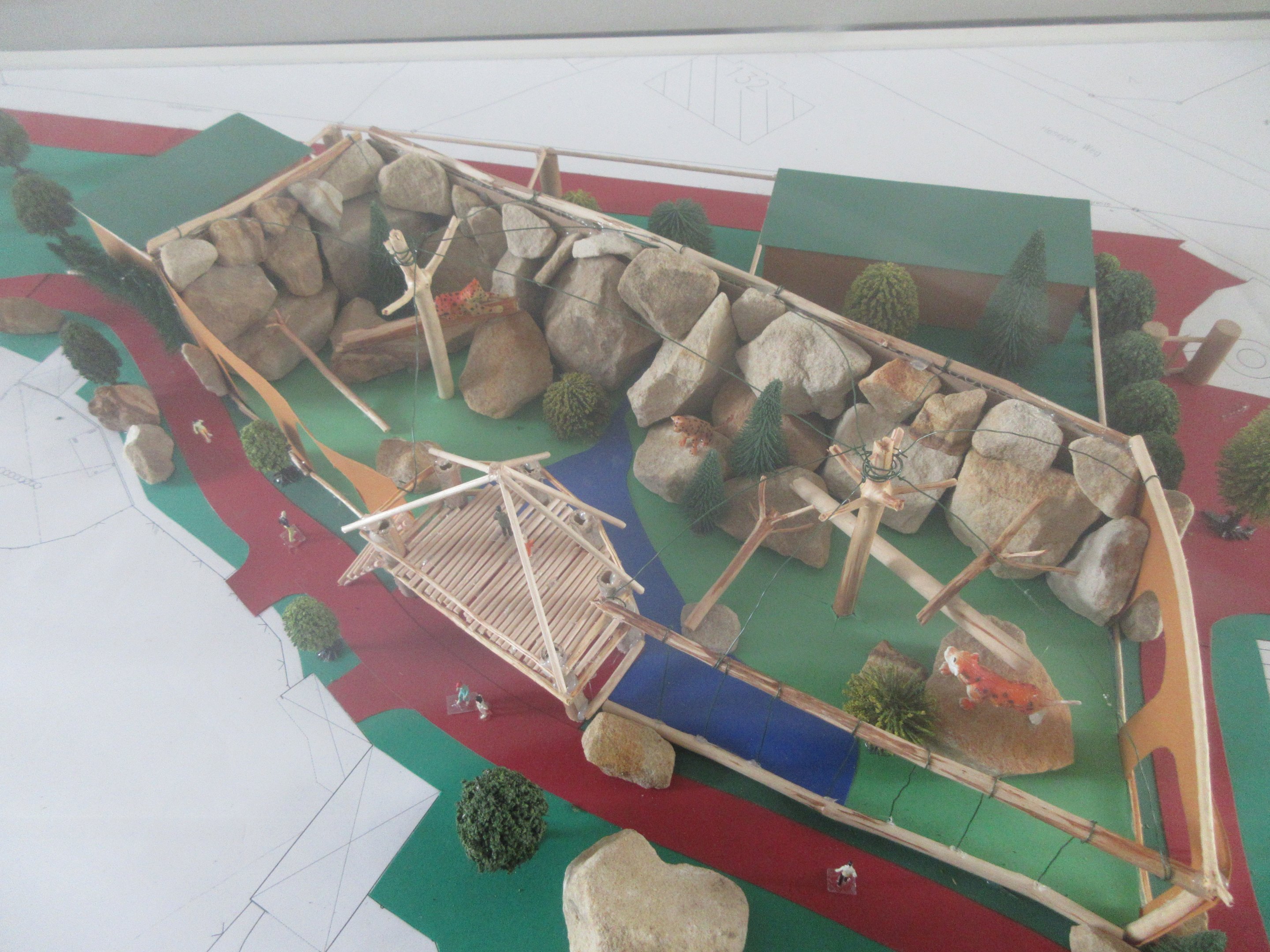 Future Persian Leopard Exhibit - model