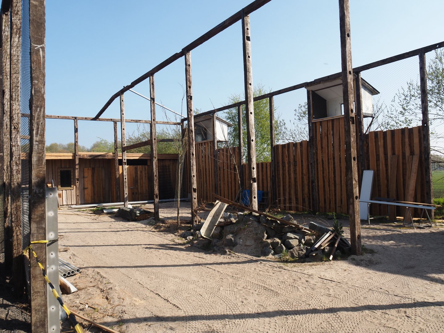 Future scavenger aviary construction, 2025-04-12