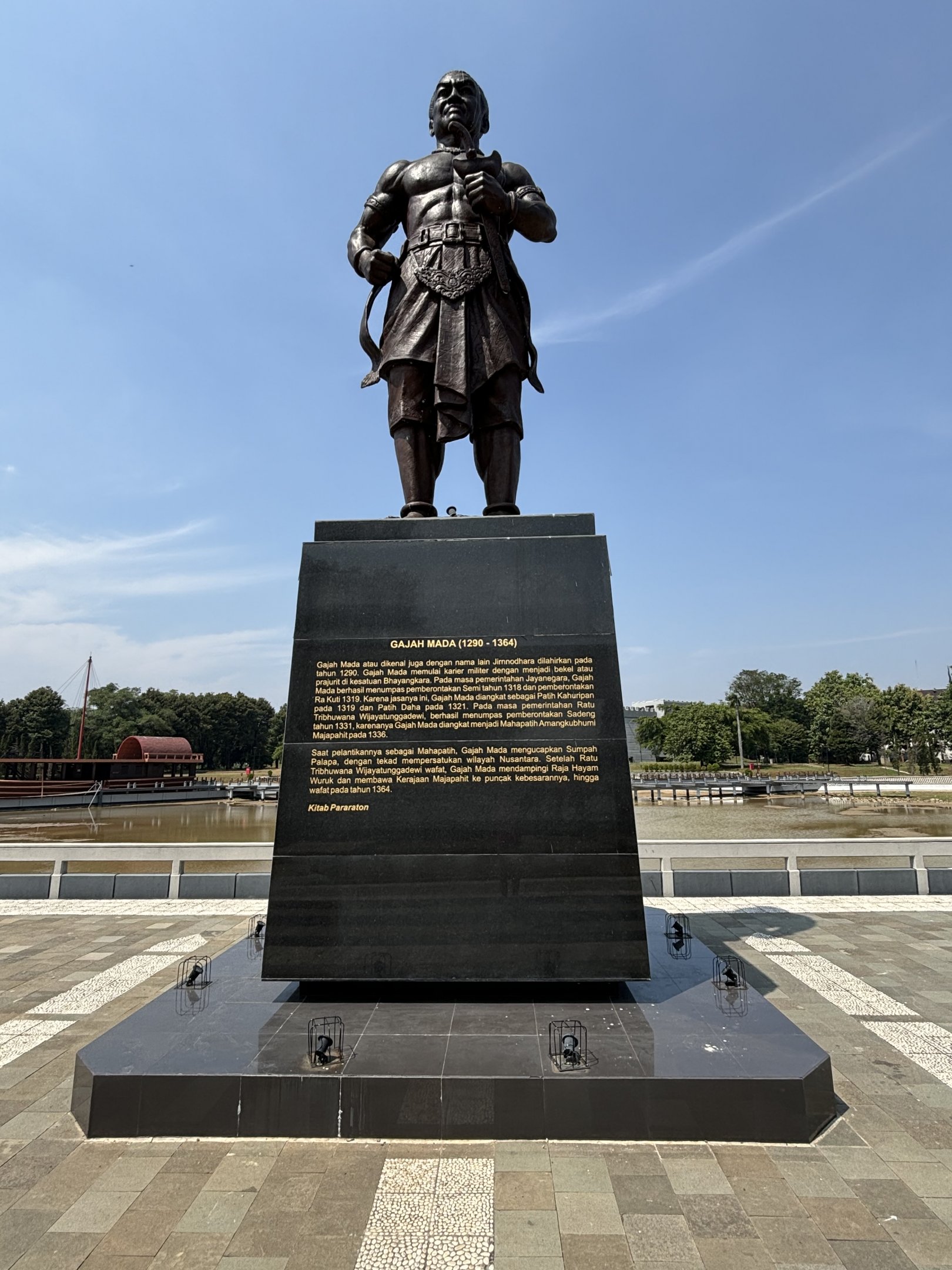 Gajah Mada Statue - Taman Mini Indonesia Indah
