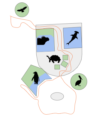 Galapagos Ecotarium Map - Myrtle Beach Zoological Park