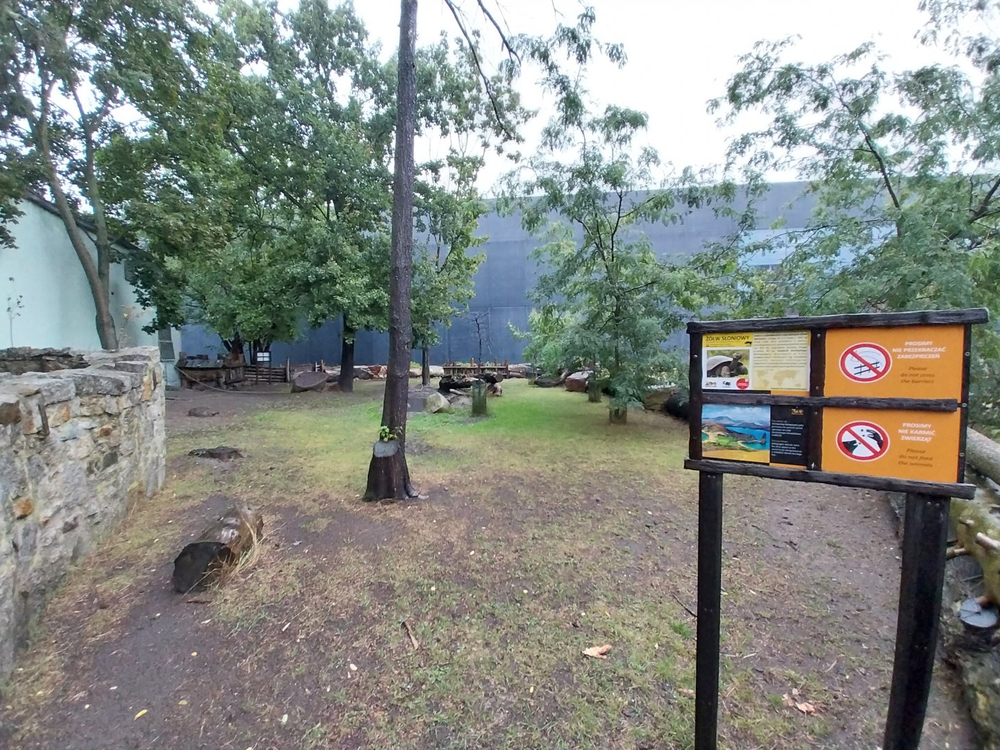 Galapagos giant tortoise enclosure