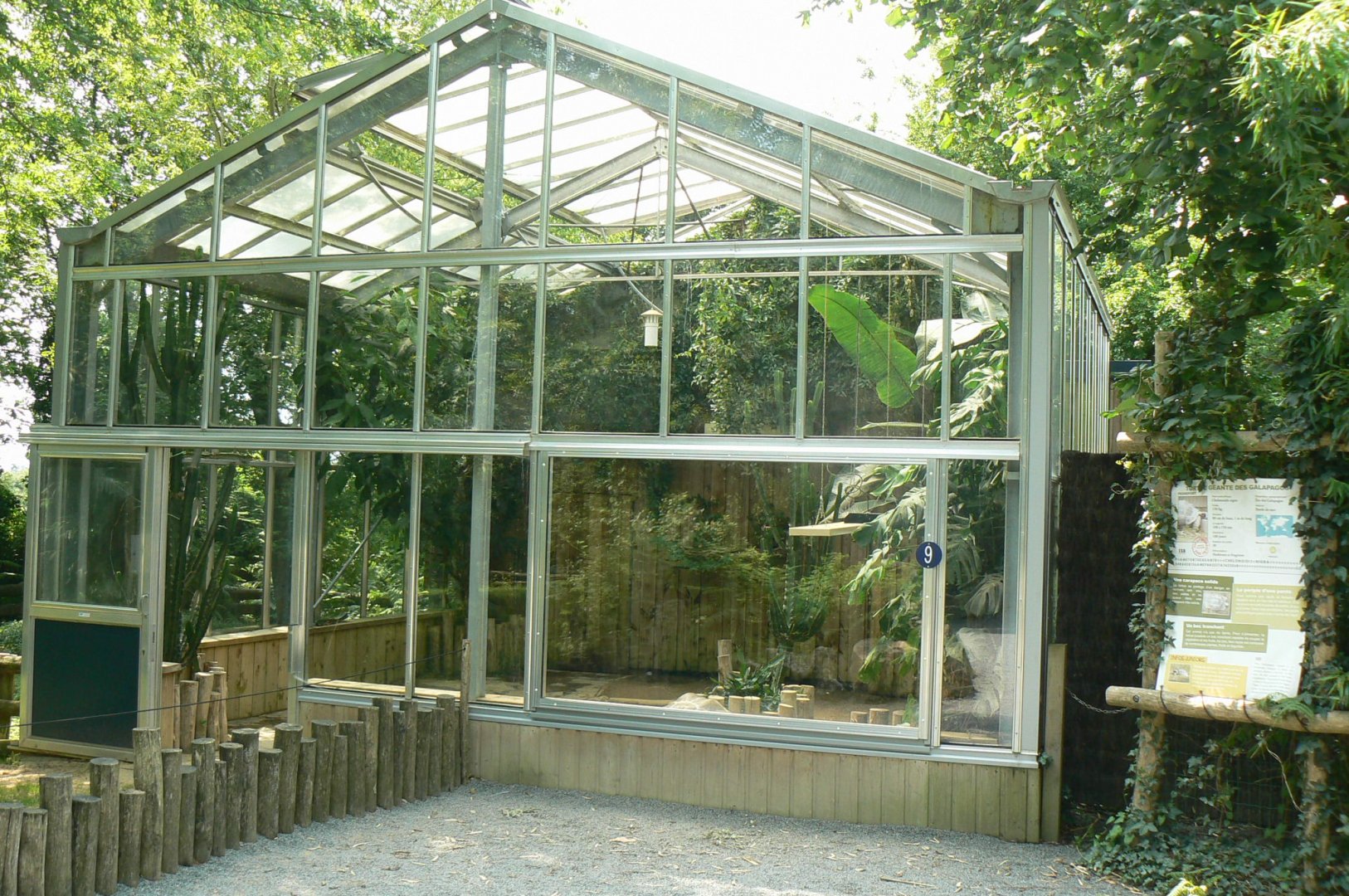 Galapagos giant tortoise house