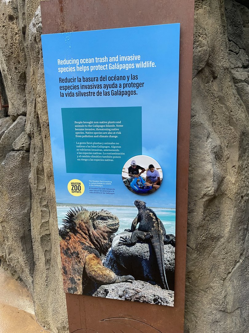 Galápagos Islands- Conservation Sign