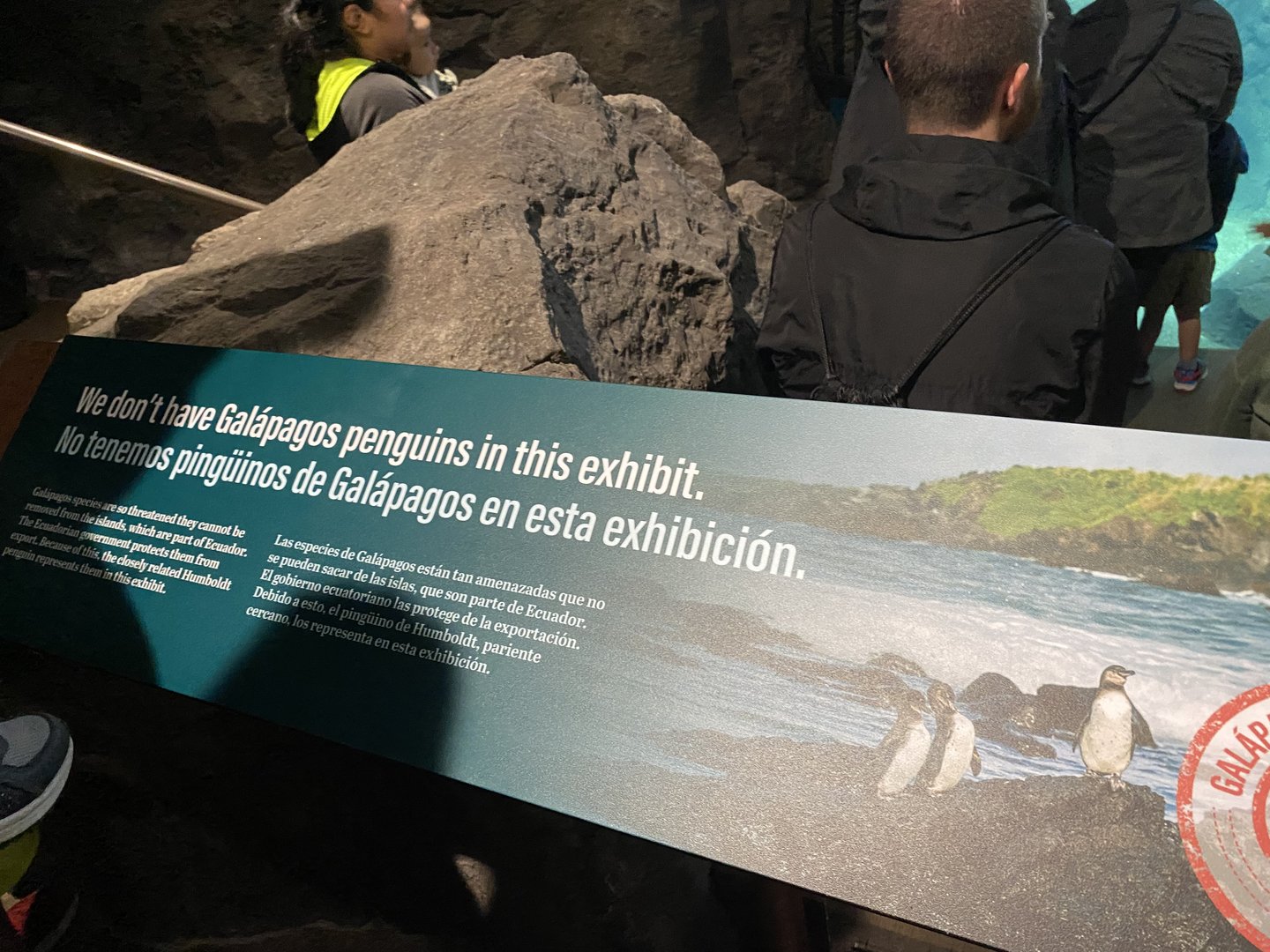 Galápagos Islands- Stand-In Species Sign