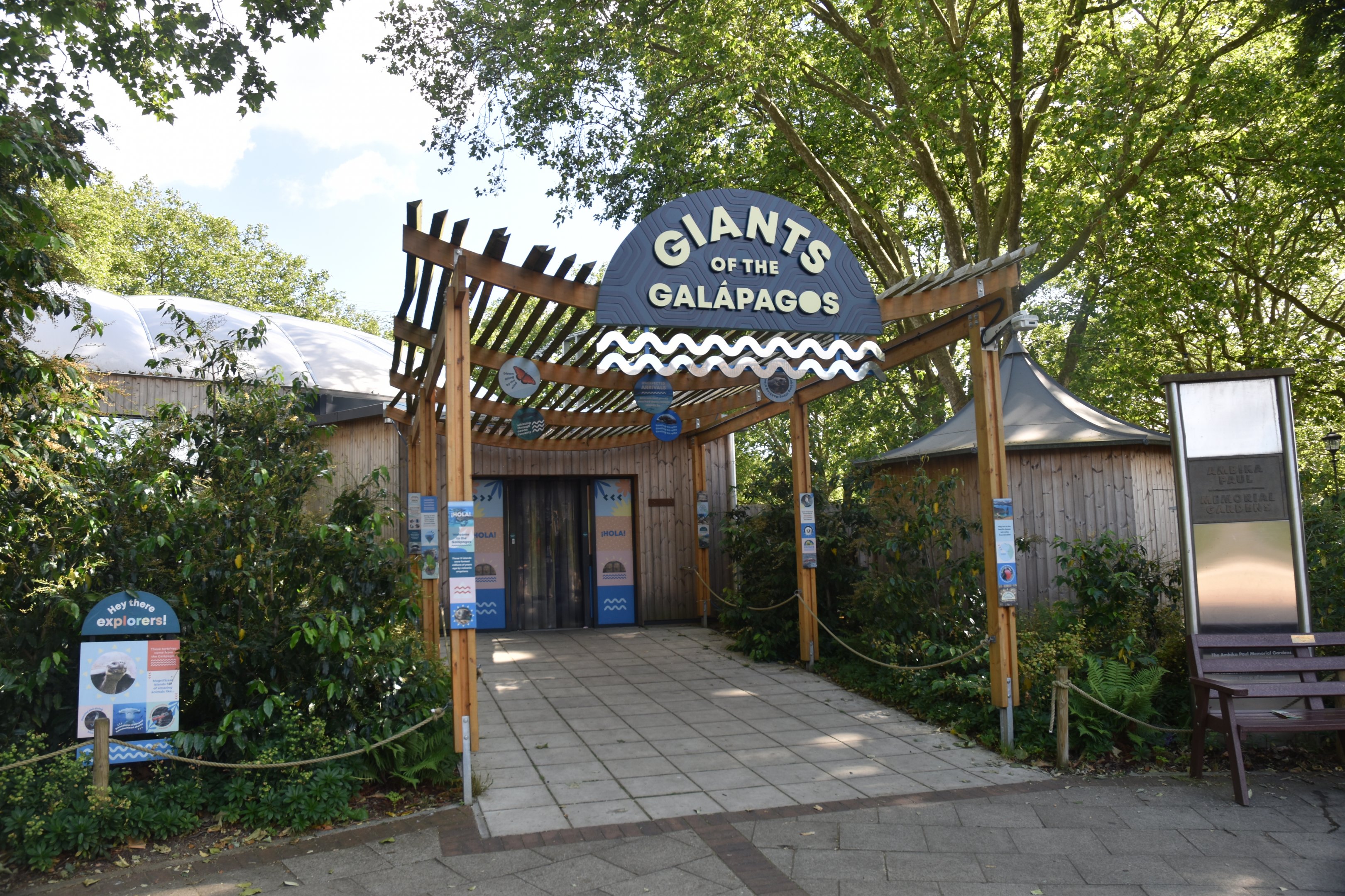 Galapagos Tortoise Enclosure at London, 22nd June 2024