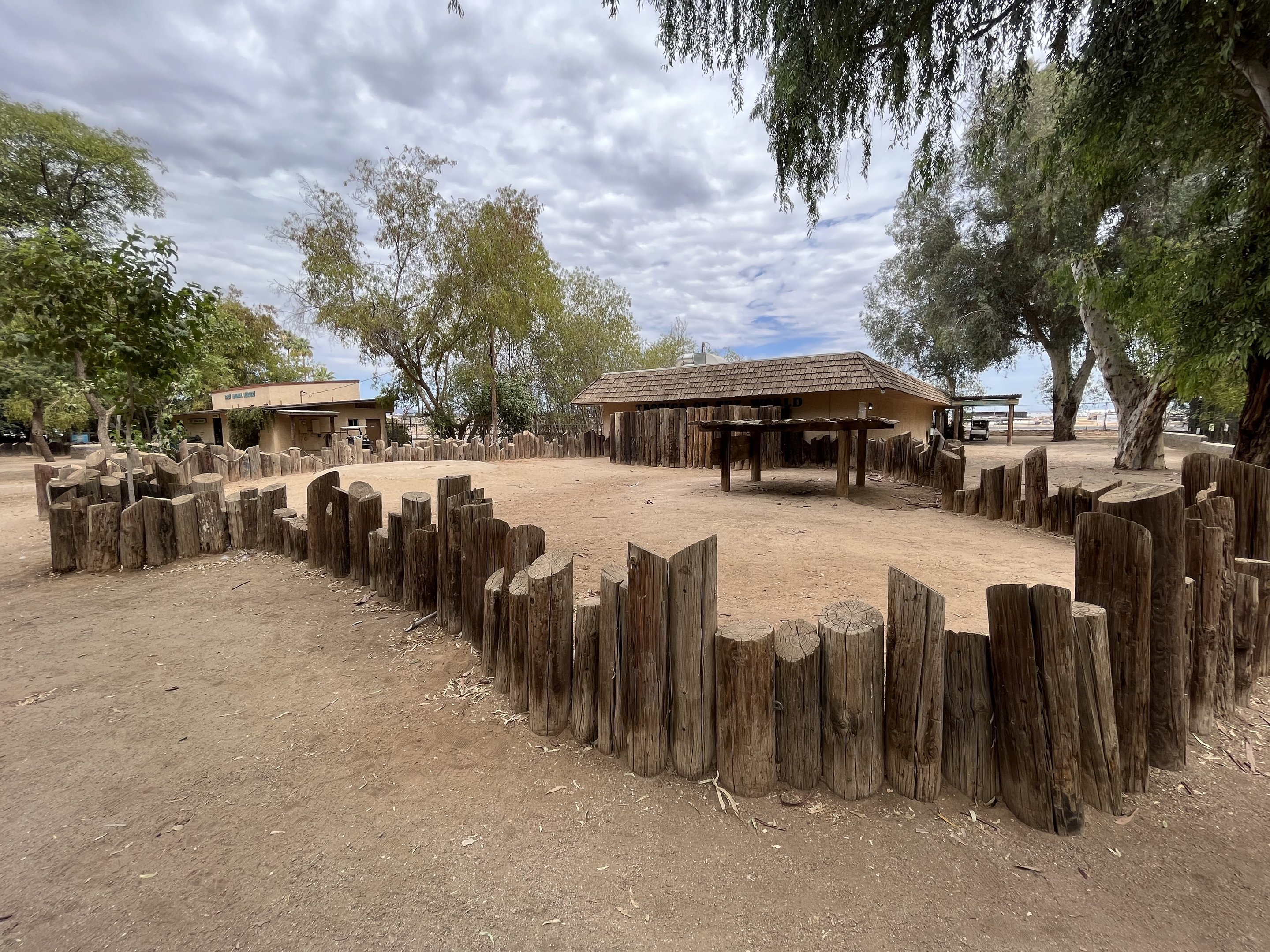 Galapagos Tortoise Exhibit - empty