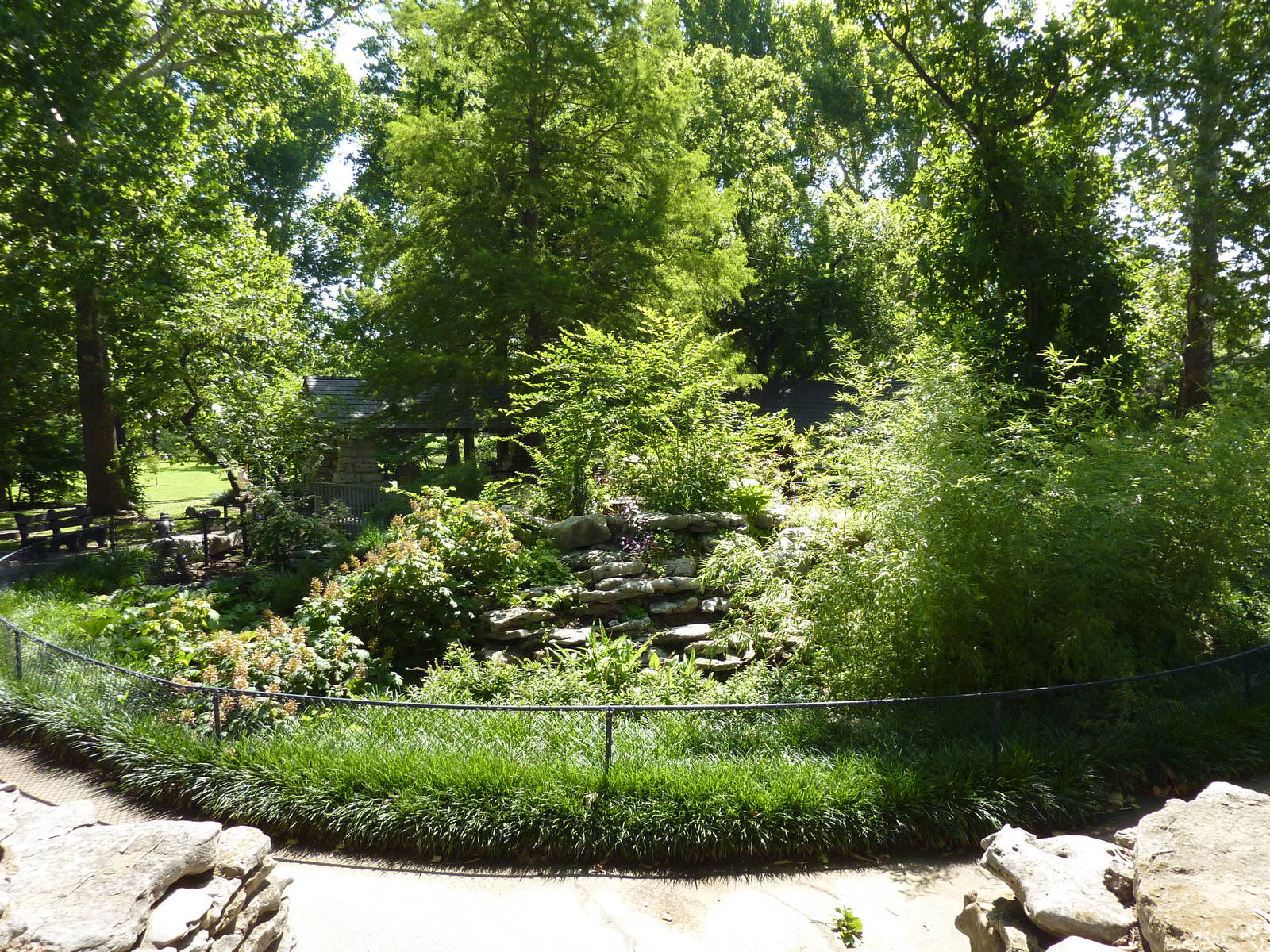 Garden Fountain Area