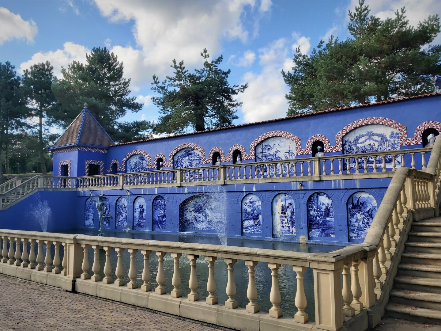 Garden view in Portuguese area