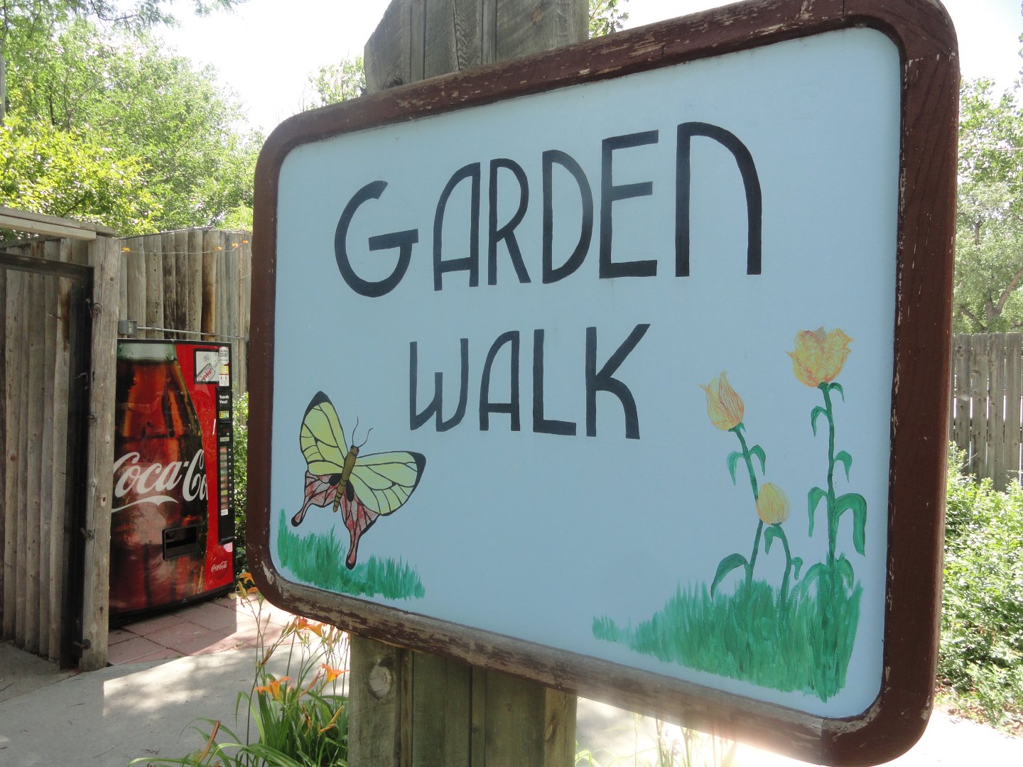 Garden Walk Sign