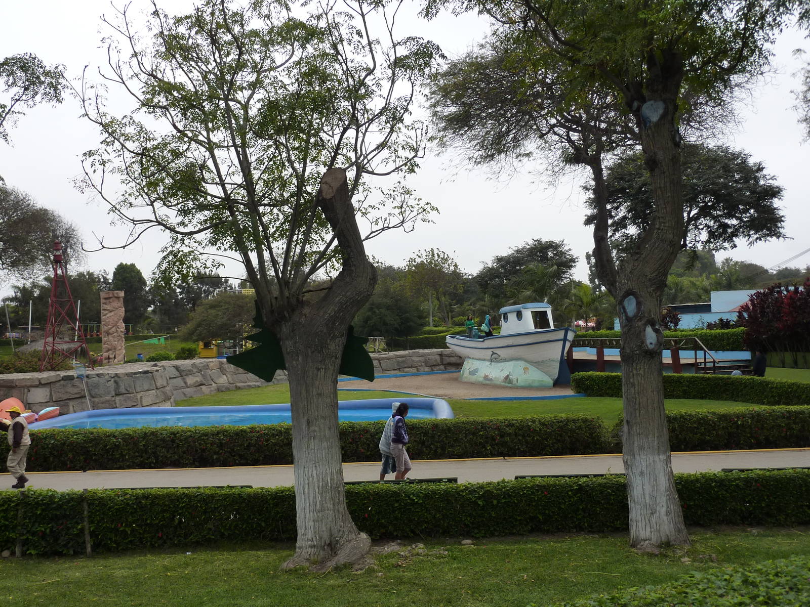 Gardens and playground