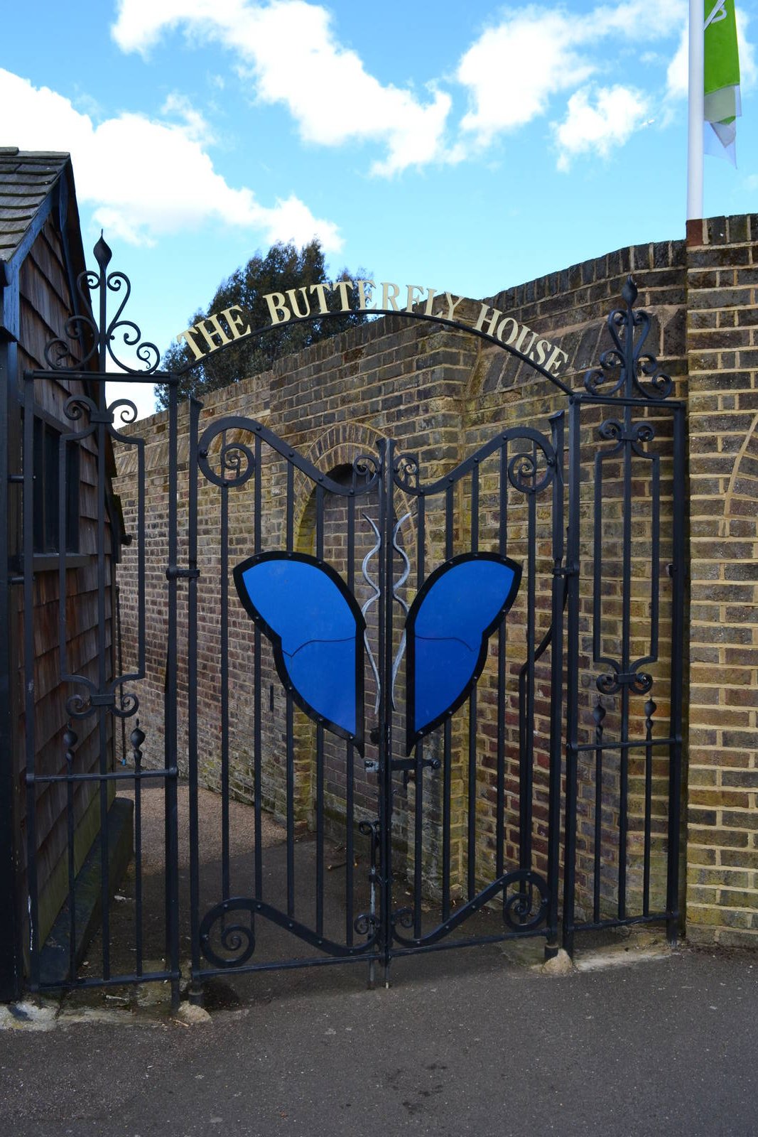 Gates to the butterfly house