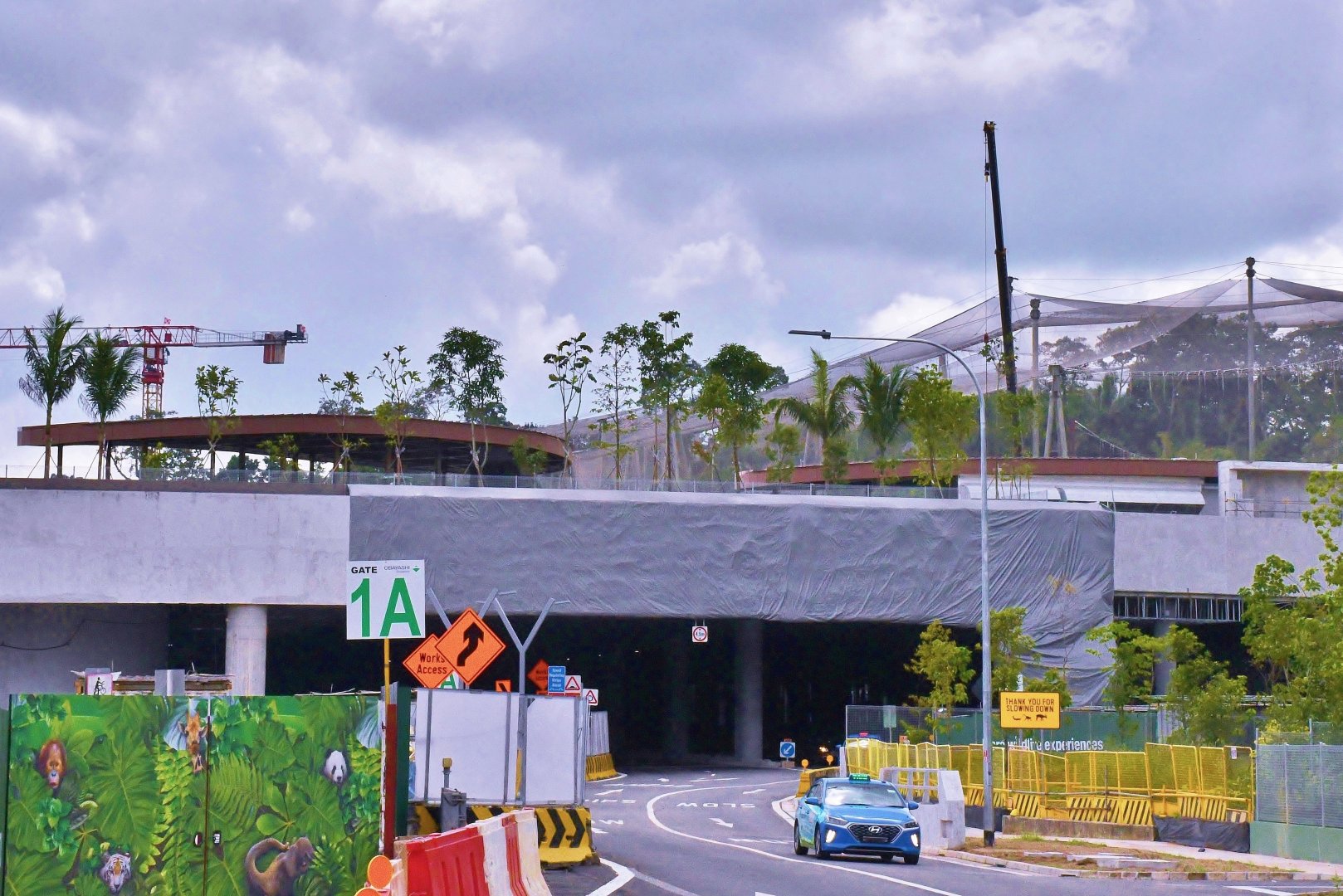 Gateway into Mandai Wildlife Reserve