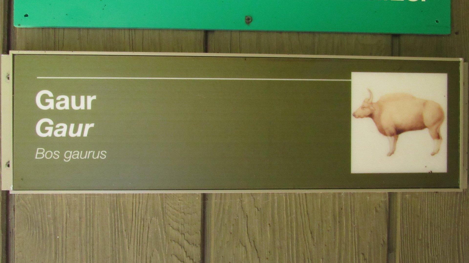 Gaur Pavilion Indoor Sign